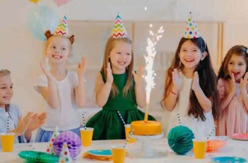 Birthday party characters