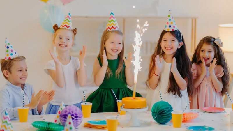 Birthday party characters
